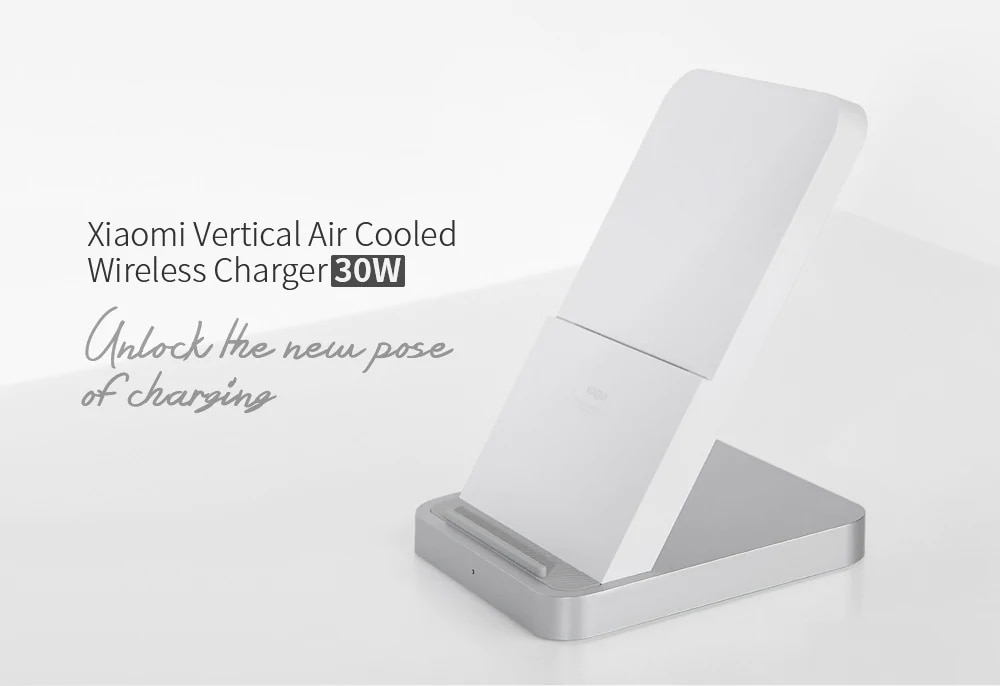 Đế Sạc Nhanh Điện Thoại Không Dây Xiaomi 30w Có Đèn Flash Cho Mi 9 Pro