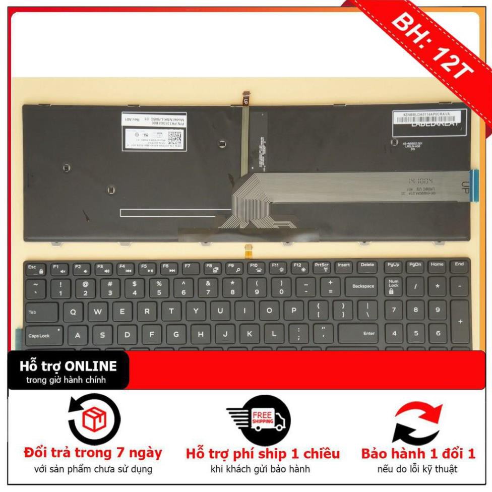 [BH 12TH] ⚡[Có led] Bàn phím laptop Dell Vostro 15-3568, 5100