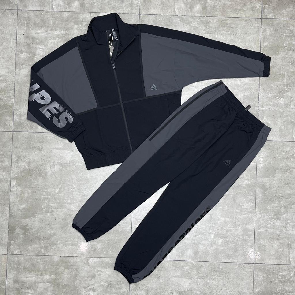 [Ảnh thật] [Chính hãng] Bộ Adidas Gió 3-Triples Perfomance Black(form Á)