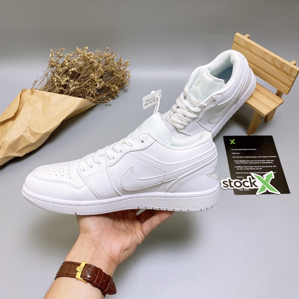 ✔️Giày Jordan 1 Low Trắng Triple White Fullbox✔️