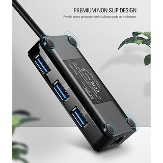 Bộ Chia USB 3 Cổng  Kèm Cổng LAN Ugreen CR103