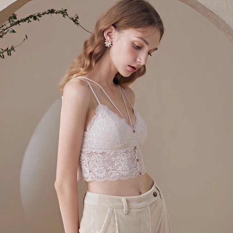 Áo Bra ren hoa khuy trước sexy siêu quyến rũ Superbag 331