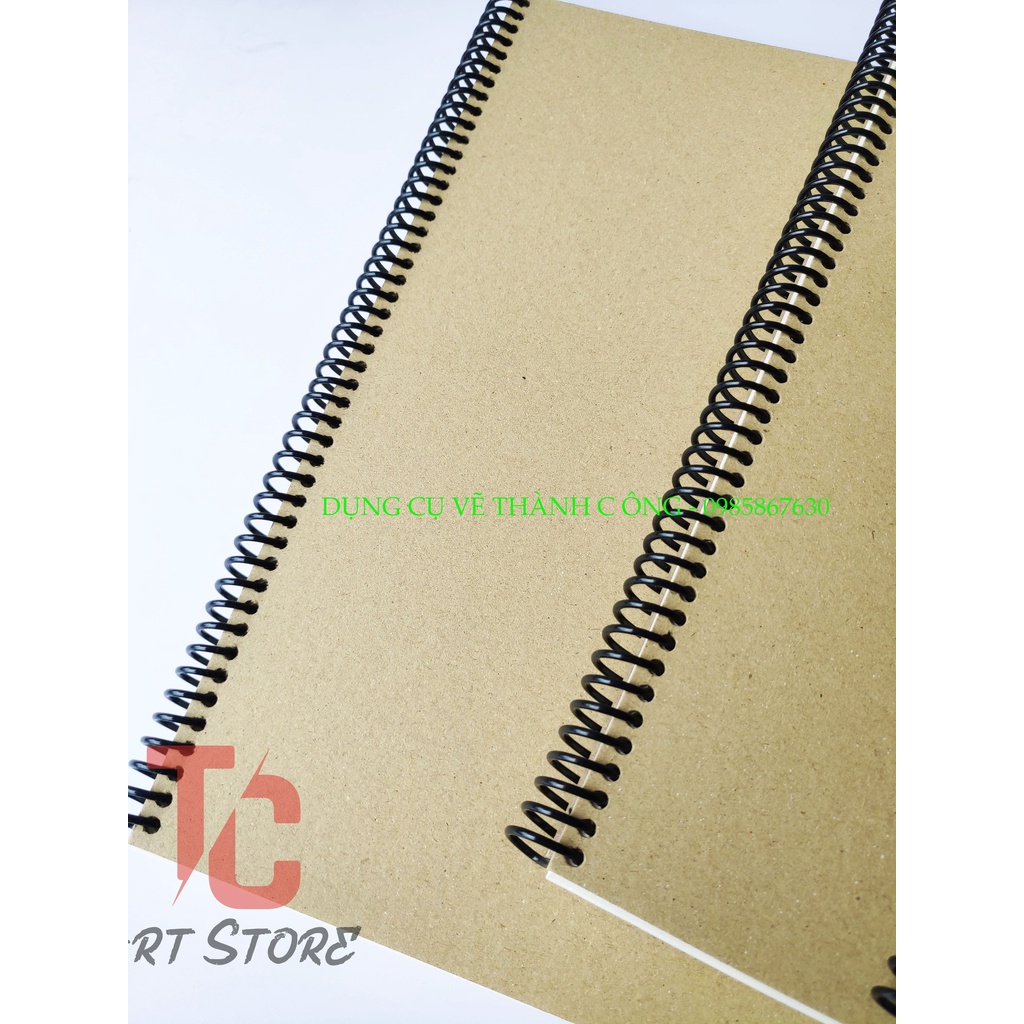 Sổ Binh Bài 70gsm - Sổ giấy Bãi Bằng A4-105 tờ ( Phác họa, vẽ chì, ký họa )