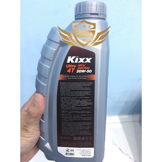 Nhớt kixx ultra 4t 20w50 api sj jaso ma2 dùng cho nhiều dòng xe số