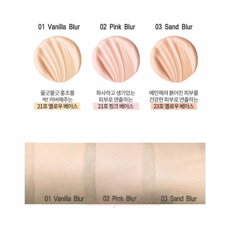 Phấn Nước Che Phủ Tự Nhiên Holika Holika Holi Pop Blur Lasting Cushion SPF 50+ PA+++ | BigBuy360 - bigbuy360.vn