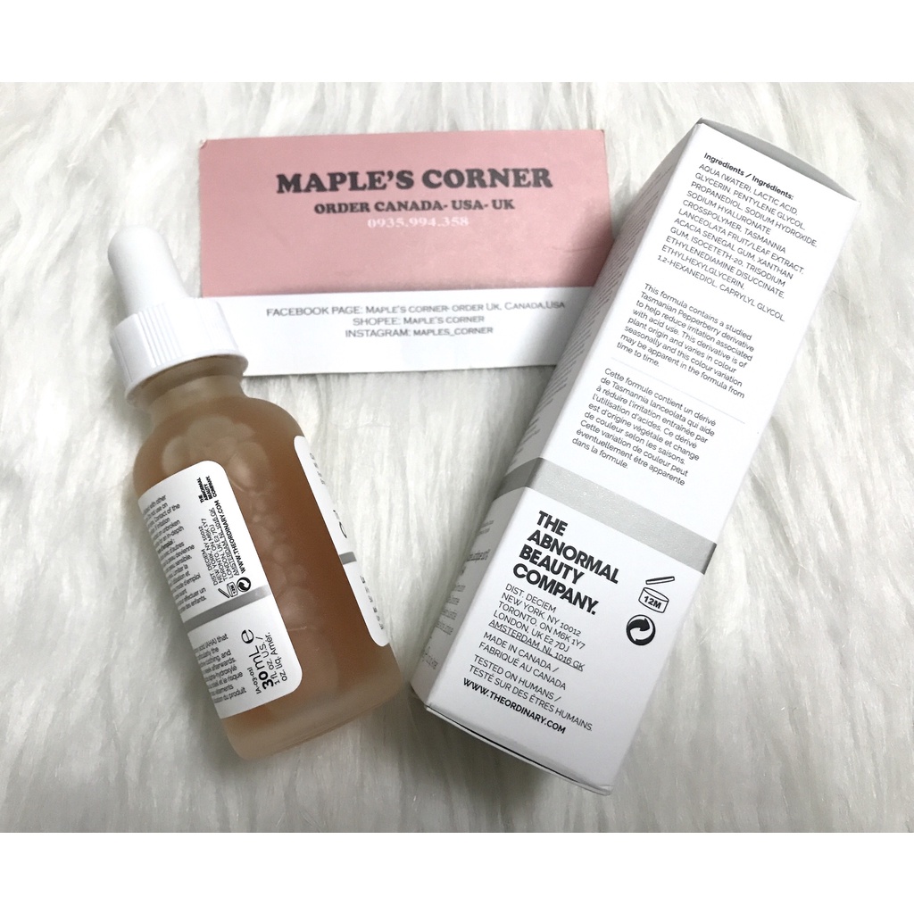 Serum Sáng Da The Ordinary Lactic Acid 10%