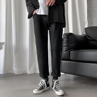 [FreeShip + Xả Kho] Quần Jean Baggy Nam Nữ Ống Rộng Màu Đen Trơn Basic Unisex Vải Co Giãn - B01 Đẹp