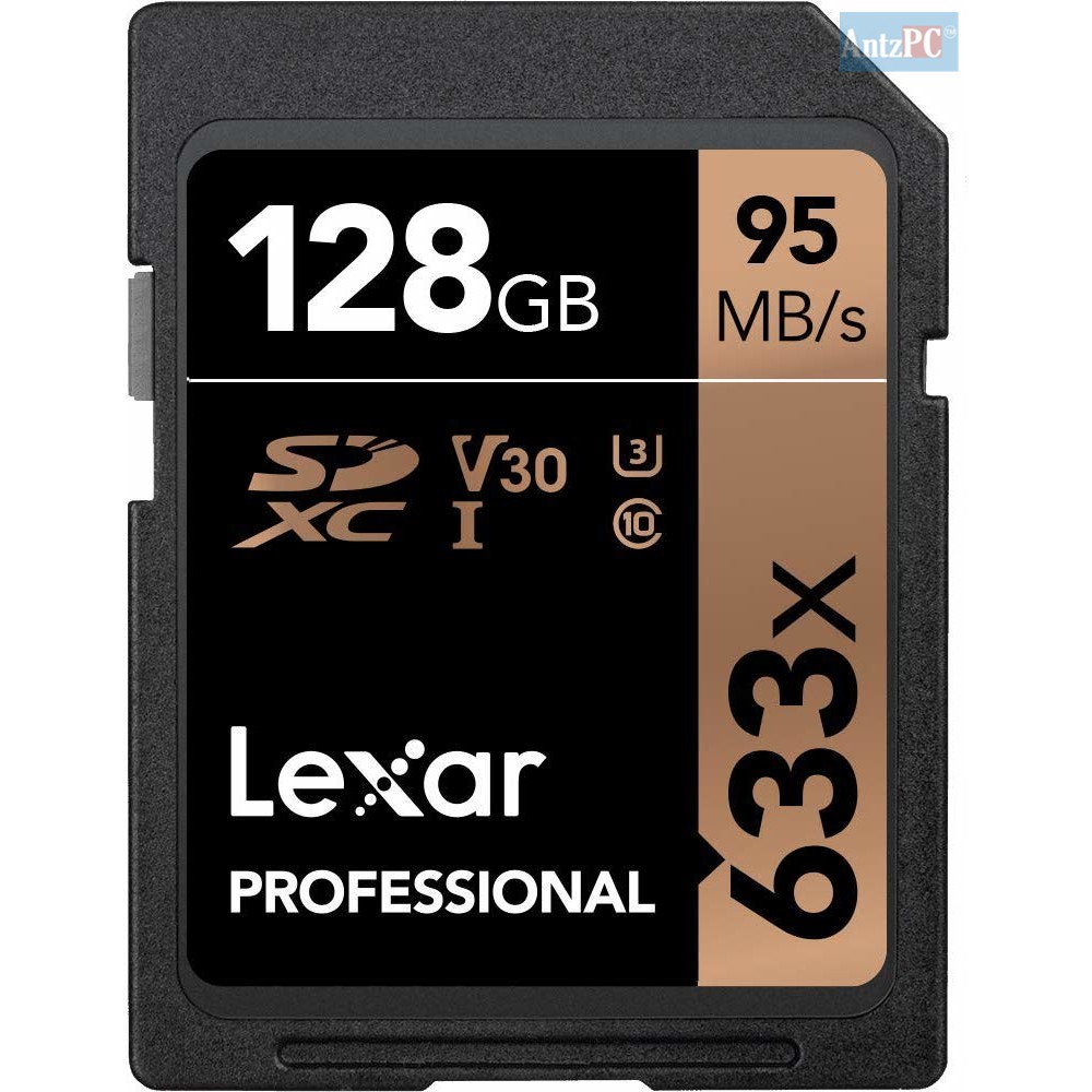 Thẻ Nhớ SDXC Lexar Professional 633x 128GB USH-1 Class 10[Hàng nhập khẩu US]