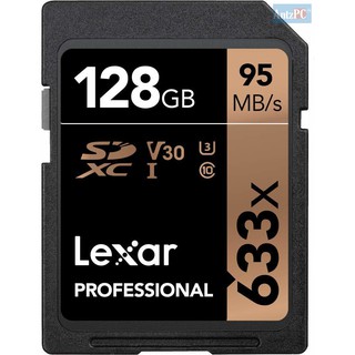 Thẻ nhớ sdxc lexar professional 633x 128gb ush-1 class 10