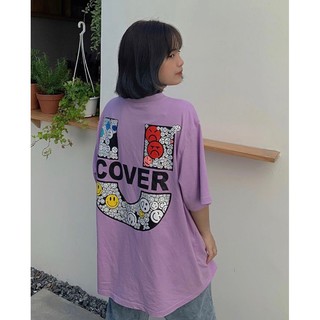 Áo Thun unisex UNCOVER - Màu Tím