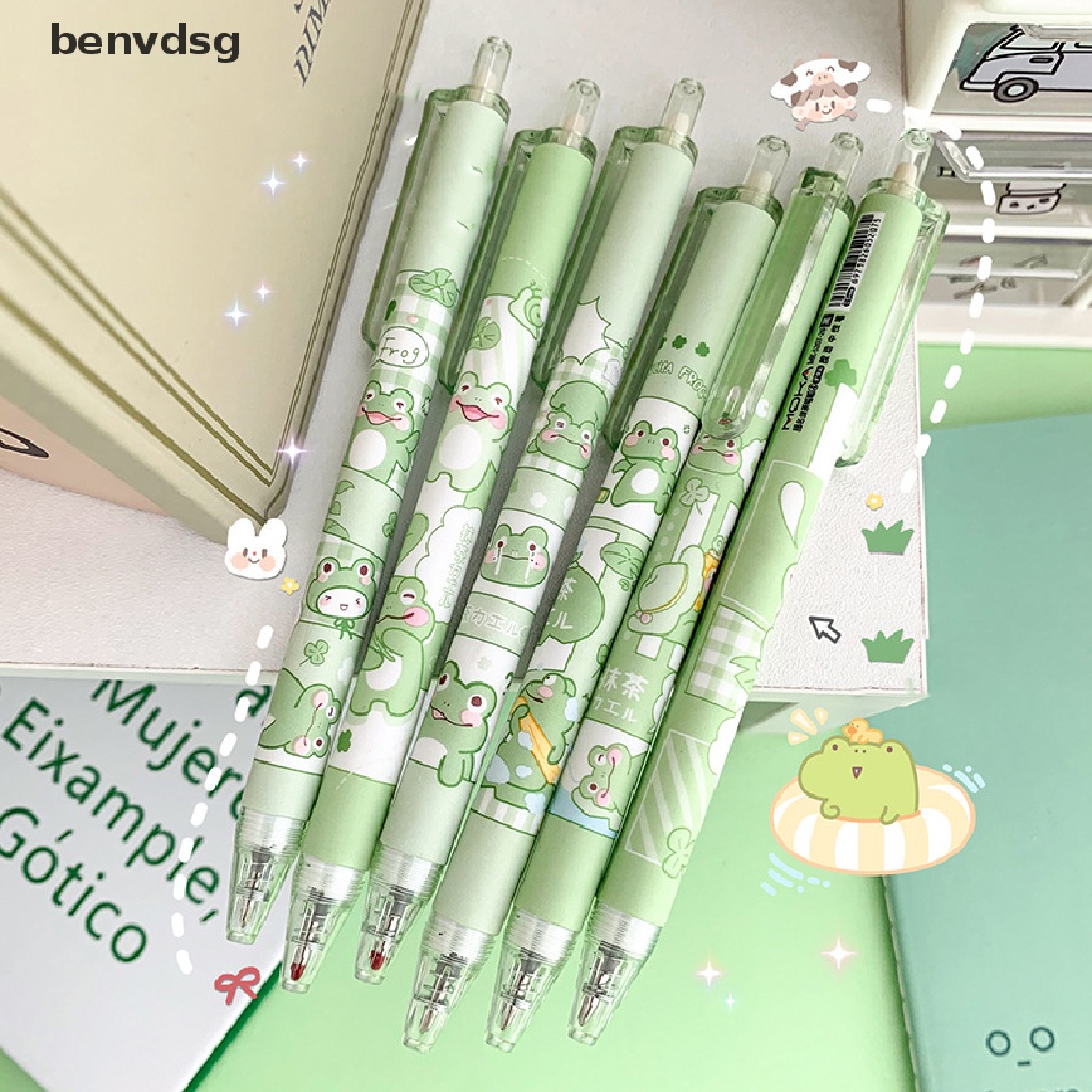 Bộ 6 bút bi ngòi 0.5mm họa tiết xinh xắn dễ thương