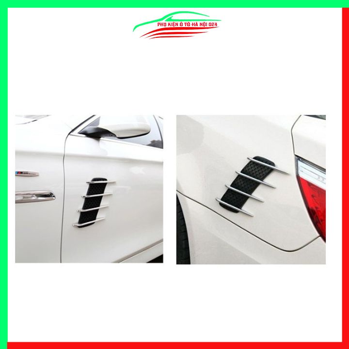 Ốp mang cá thể thao trang trí mô phỏng cửa hút gió trang trí bảo vệ thân xe