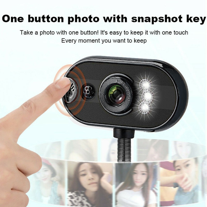 HD Webcam 30FPS USB 2.0 HD có mic và kẹp cố định cho máy tính / webcam có mic / webcam máy tính | BigBuy360 - bigbuy360.vn