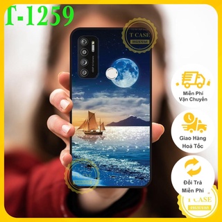 Ốp lưng Vsmart Joy 3 / Active 3 / Star 3 / Bee 3 / Live - Silicon dẻo hình Trăng Xanh