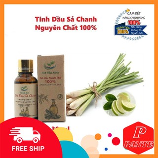 Tinh dầu sả chanh nguyên chất 30ml |tinh dầu xanh chính hãng