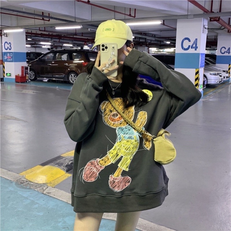 Áo sweater Nỉ chữ , Áo nỉ 2021
