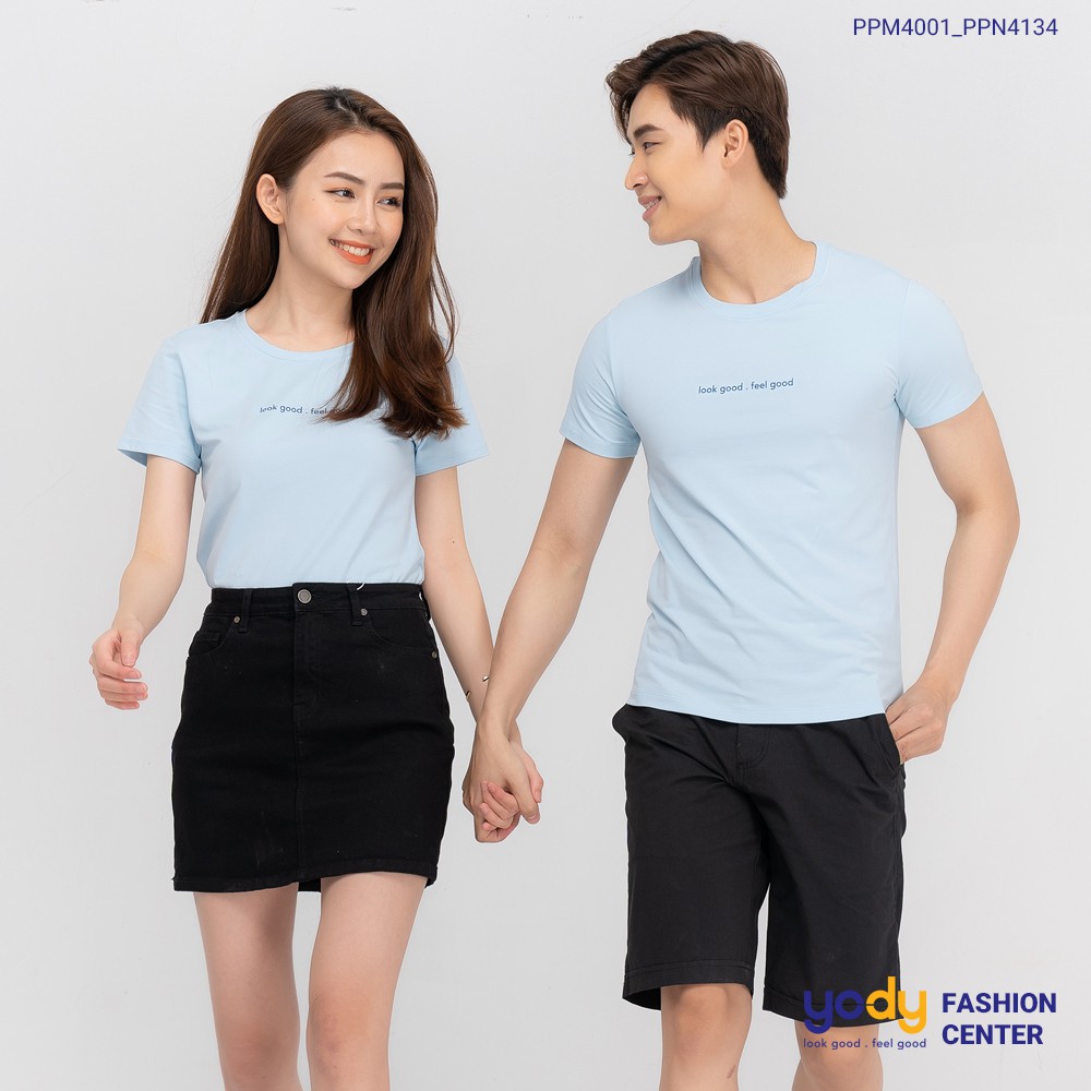 Áo phông nữ YODY cổ tròn form rộng vải cotton thoáng mát PPN4134 | BigBuy360 - bigbuy360.vn