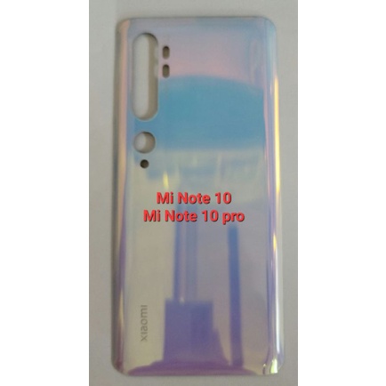 Nắp lưng xiaomi Mi Note 10 / Mi Note 10 pro (máy màn cong)