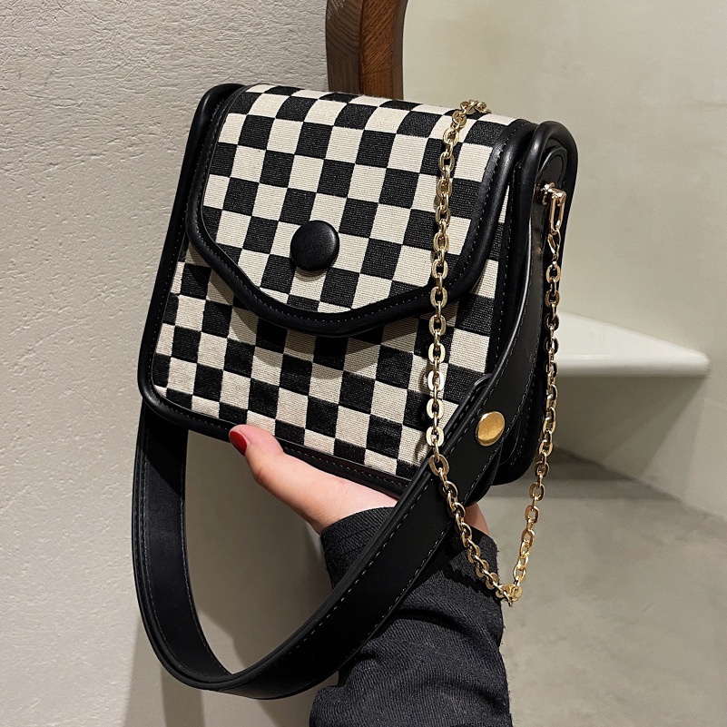 EnviroSax  Túi Đeo Chéo Nhỏ Hình Vuông Thời Trang Thu Đông 2022 Phong Cách Retro Cho Nữ CYR687