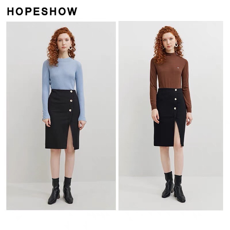 Chân váy đen Hopeshow