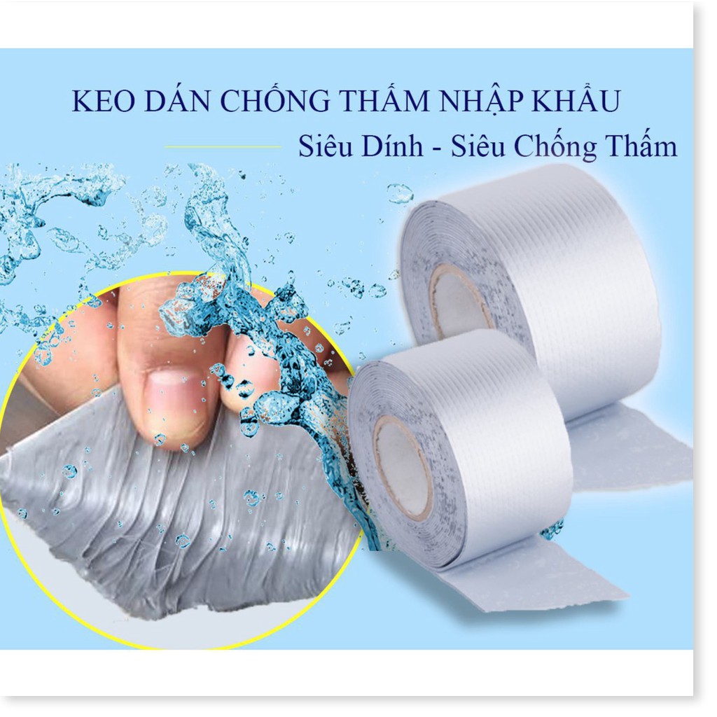 BĂNG KEO SIÊU DÍNH NHẬT BẢN CHỐNG THẤM NƯỚC 5cmx5m