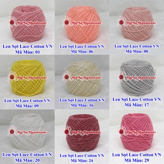 Sợi lace cotton 50gram/cuộn