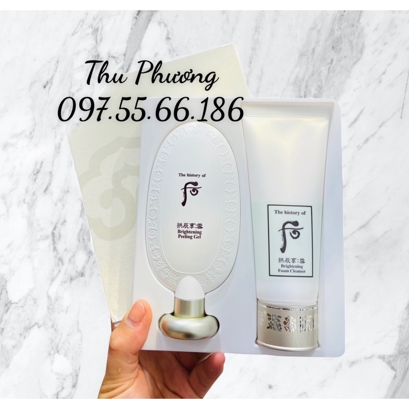 SET TẨY DA CHẾT WHOO TRẮNG 100ML