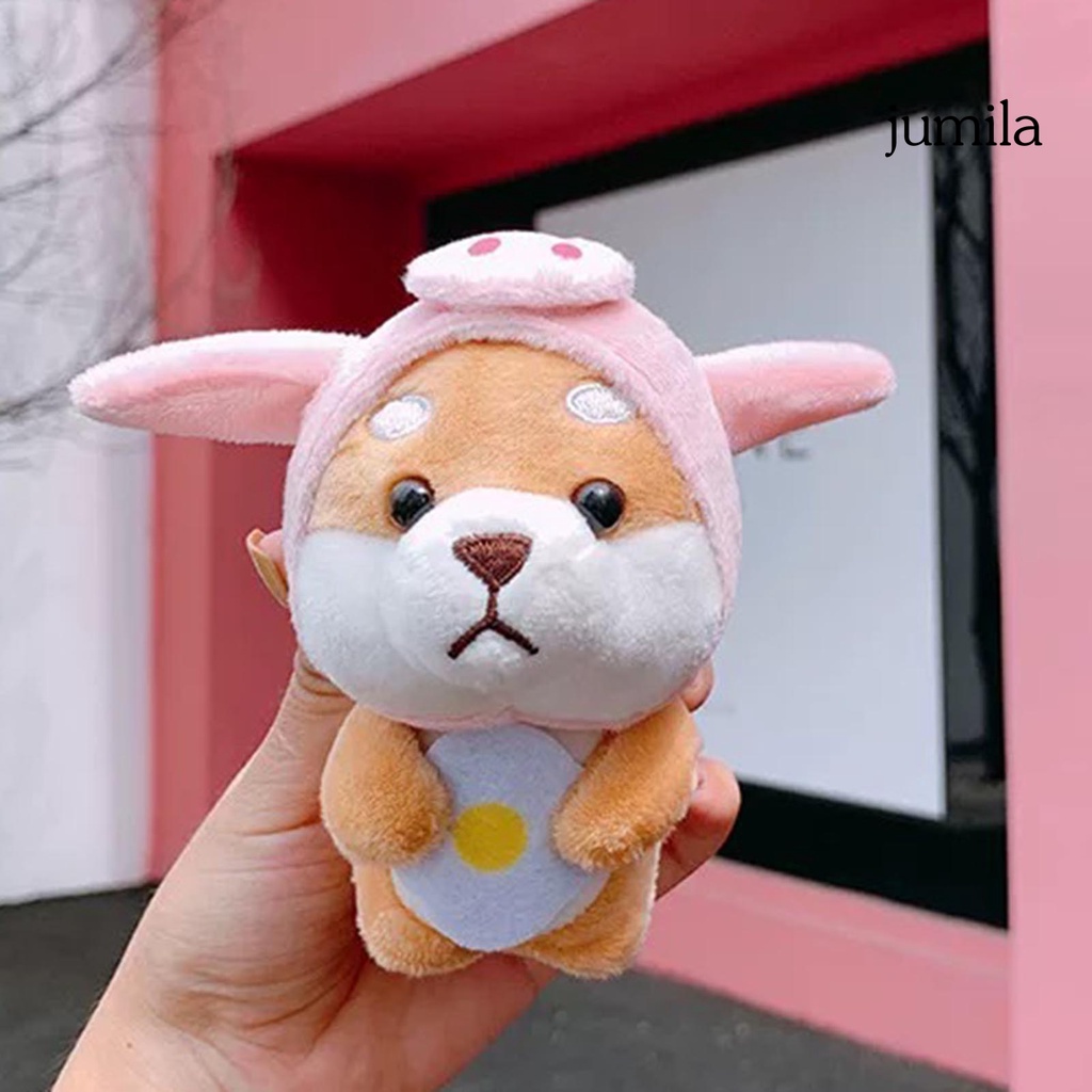 Móc Khóa Hình Chú Cún Nhồi Bông Đa Năng Chống Rơi Xinh Xắn