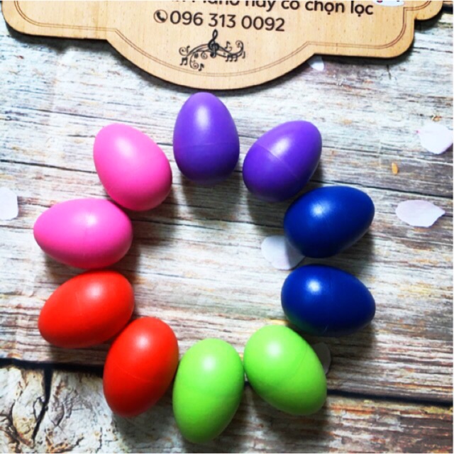 Cảm thụ âm nhạc - Egg shaker (1 cặp)