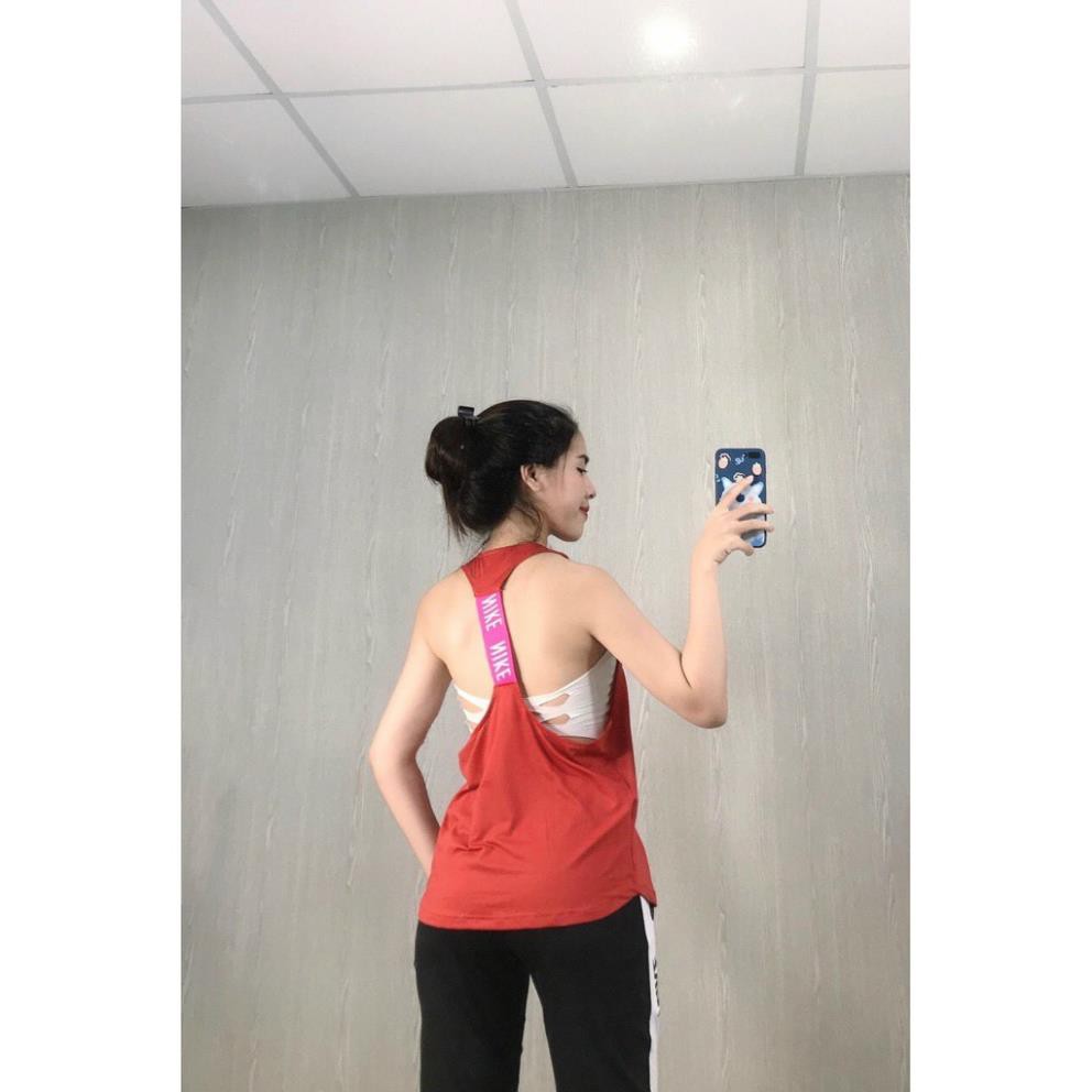 Aó Tank Top Nữ Aó Tập Gym Yoga Nữ Chất Thun Lưới Mềm Mại Xinh Xắn Freeship 🎁