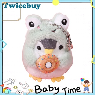 Móc Khóa Hình Chim Cánh Cụt Nhồi Bông Dễ Thương