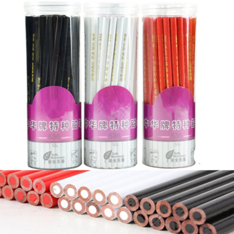 Bút Chì Gỗ Kèm Đồ Chuốt Bút Màu Đa Năng Dành Cho Bề Mặt Kính / Da