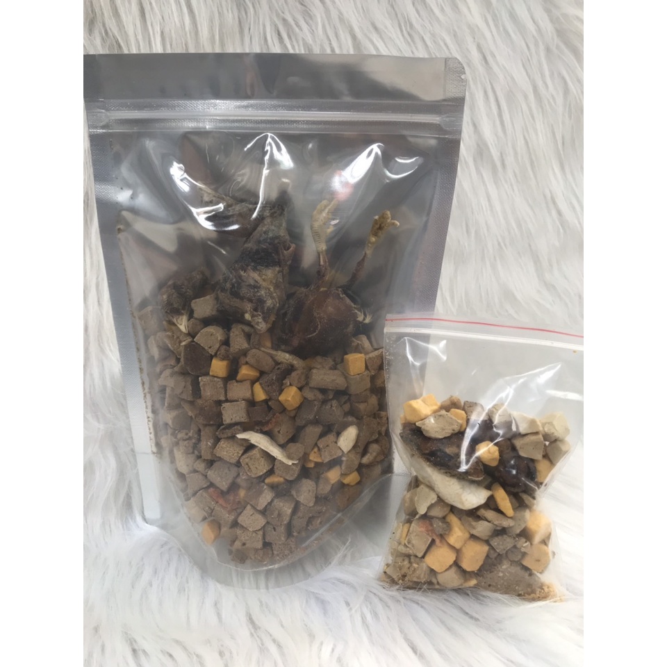 Thịt sấy khô cho mèo 50gr-200gr có chim cút