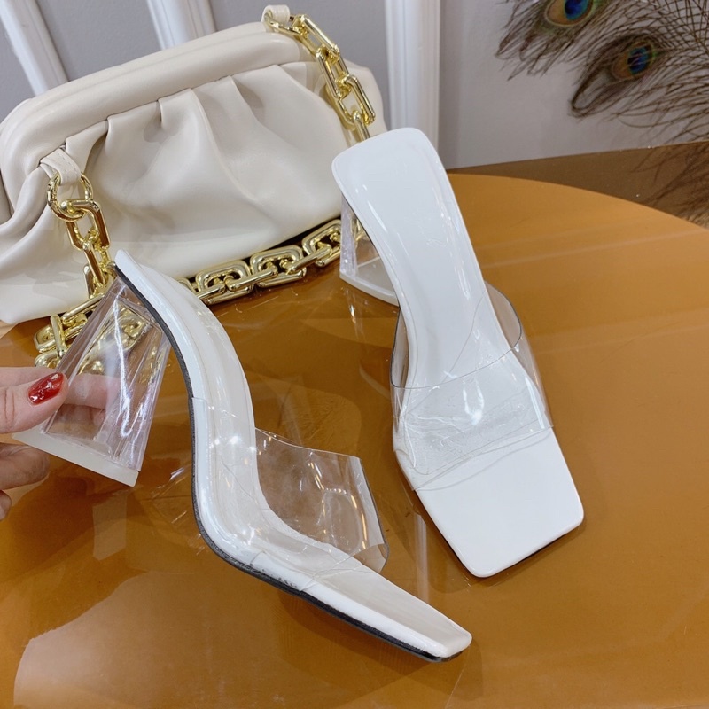 ❄️ NEWW HOT 2022❄️ Guốc mika gót tam giác 9cm