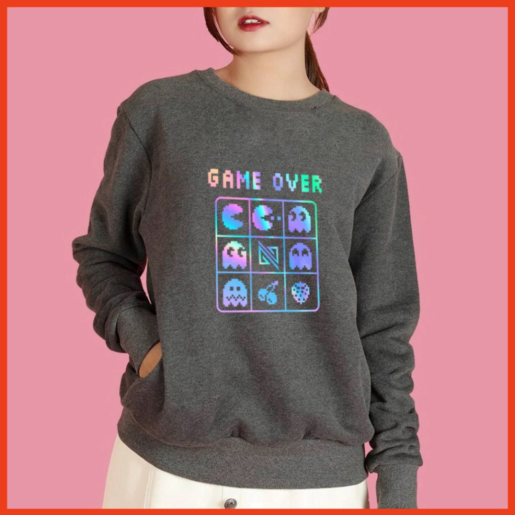 Áo Sweater Game Over  Phản Quang AS22