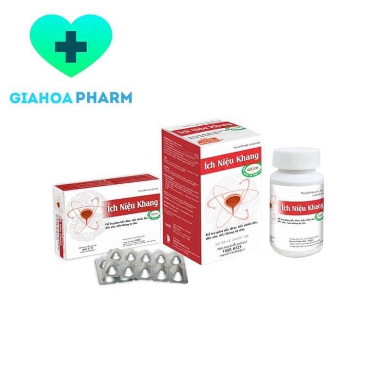Ích Niệu Khang - Viên uống hỗ trợ giảm tiểu đêm, tiểu nhiều lần, tiểu són, tiểu không tự chủ