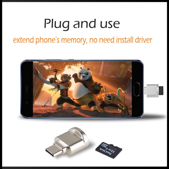 Đầu Đọc Thẻ Nhớ Usb 3.1 Tốc Độ Cao Cho Huawei Sumsung