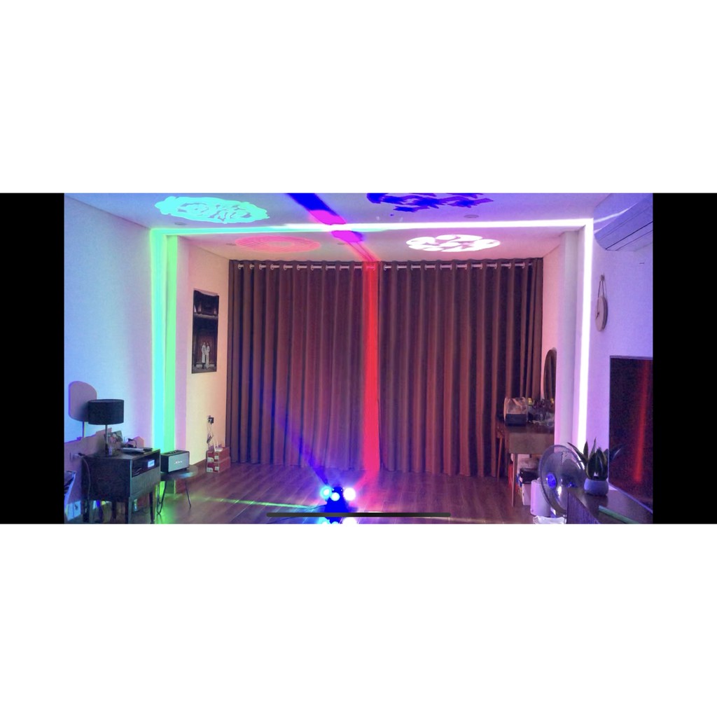 Đèn Moving Nấm Sừng 360 Độ