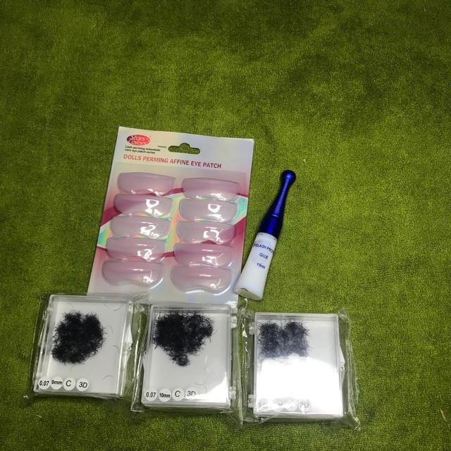 Combo trục uốn mi và mi fan 3d