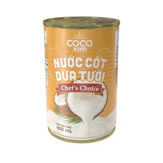 Nước Cốt Dừa Tươi Cocoxim 400ml thùng 24 lon