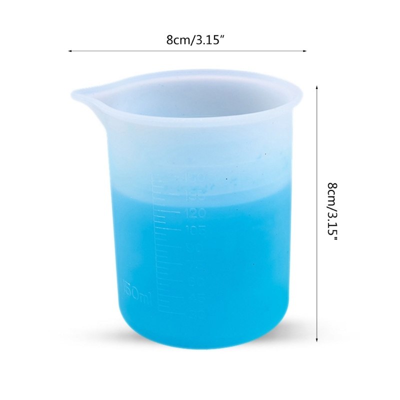 Cốc Đo Lường Bằng Nhựa Epoxy Trong Suốt Dễ Vệ Sinh