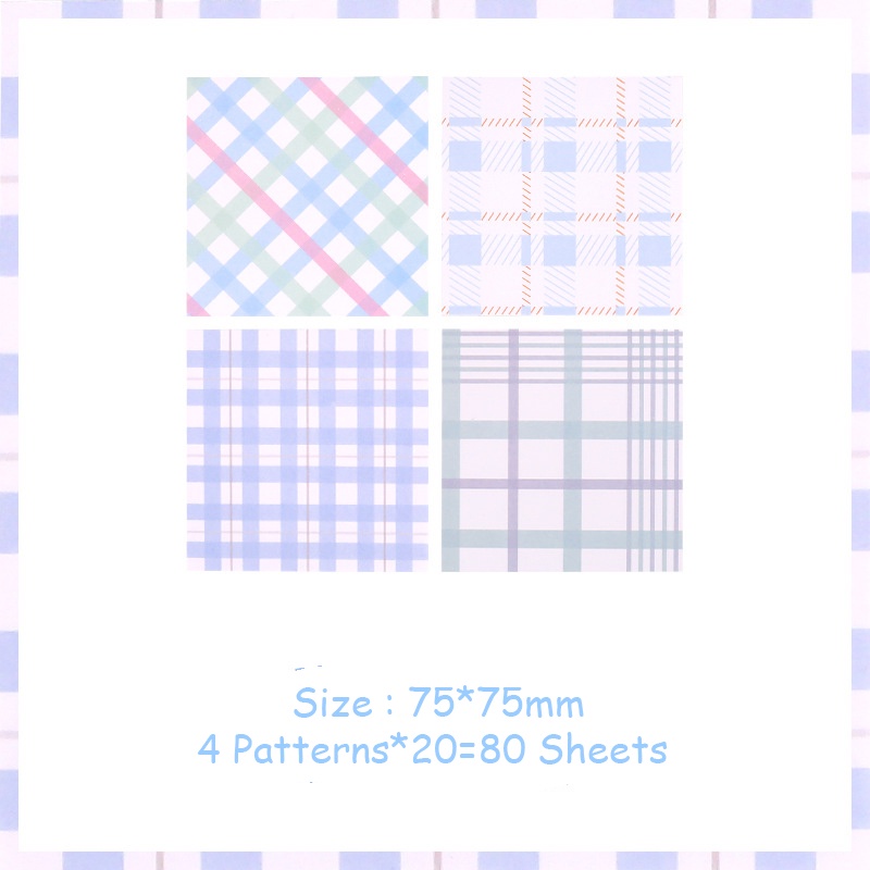 Set 80 Tấm Giấy Ghi Chú Họa Tiết Hoạt Hình Dễ Thương