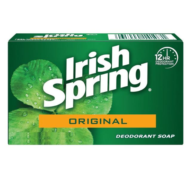 Xà bông cục diệt khuẩn Irish Spring Deodorant Soap Original 106g của Mỹ