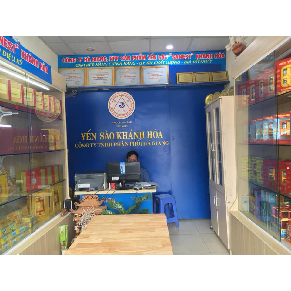 Nước Yến Sào Khánh Hòa Sanest 🍄CHÍNH HÃNG🍄Không Đường Dành Cho Người Cao Tuổi 70Ml, Hộp 6 Lọ - 096H6