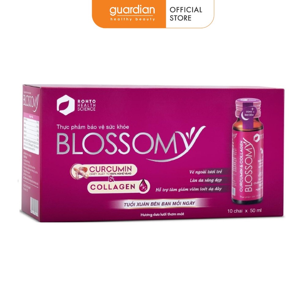 Nước uống Blossomy giúp da sáng đẹp và dạ dày khỏe (10 chai x 50ml)