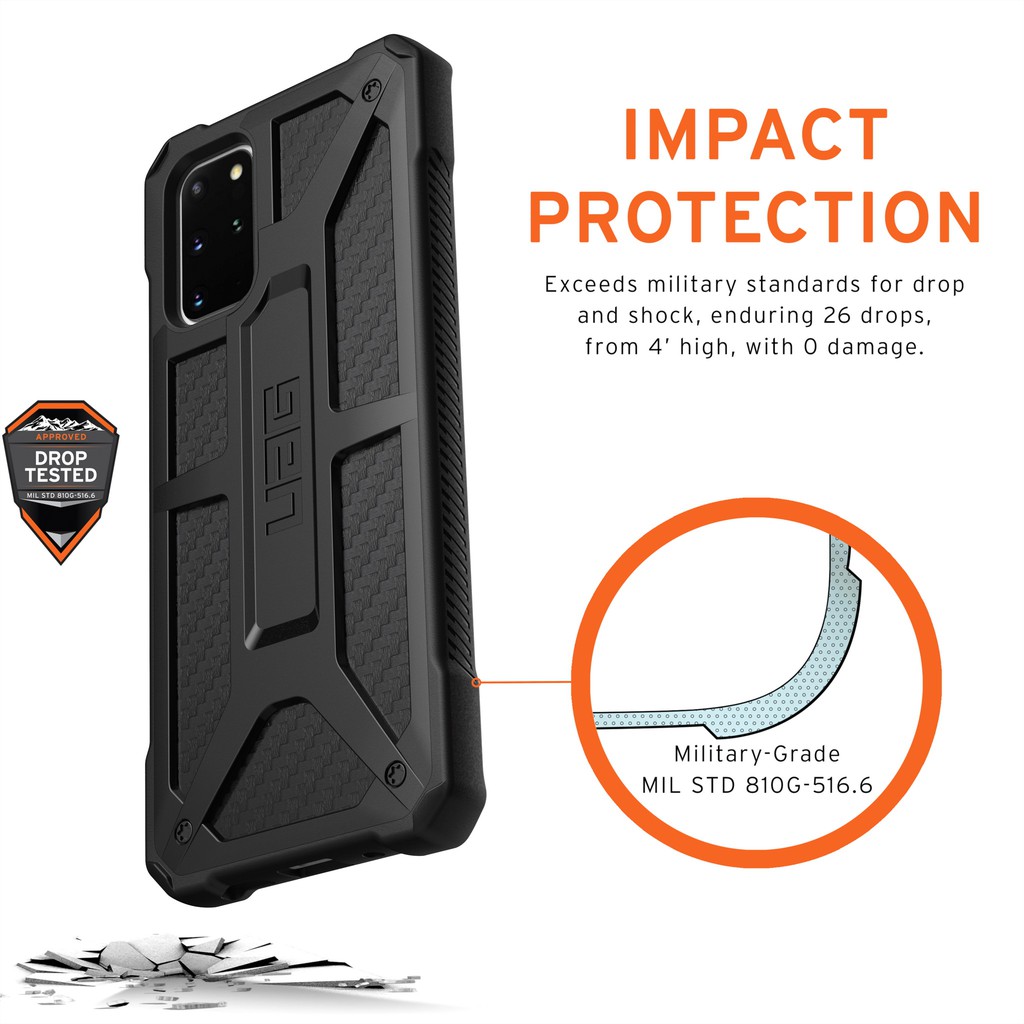 Ốp lưng UAG Monarch cho Samsung Galaxy S20 Plus