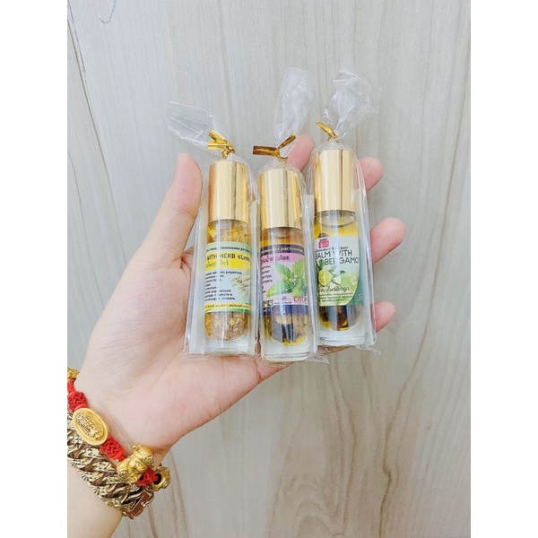 Dầu lăn mùi xả chanh bạc hà