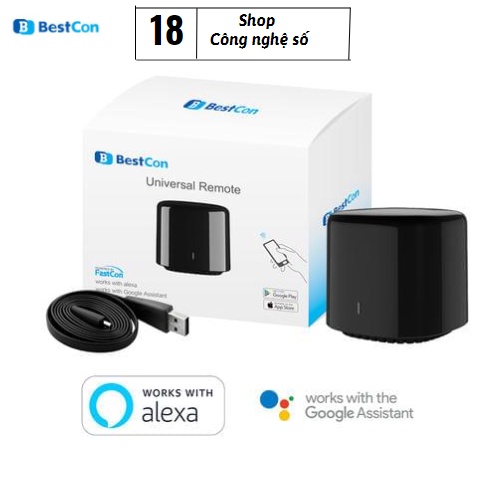 BroadLink Bolian Bestcon RM4C mini Bộ điều khiển WiFi hồng ngoại hỗ trợ Google Home Alexa Apple Homekit HASS 5.0