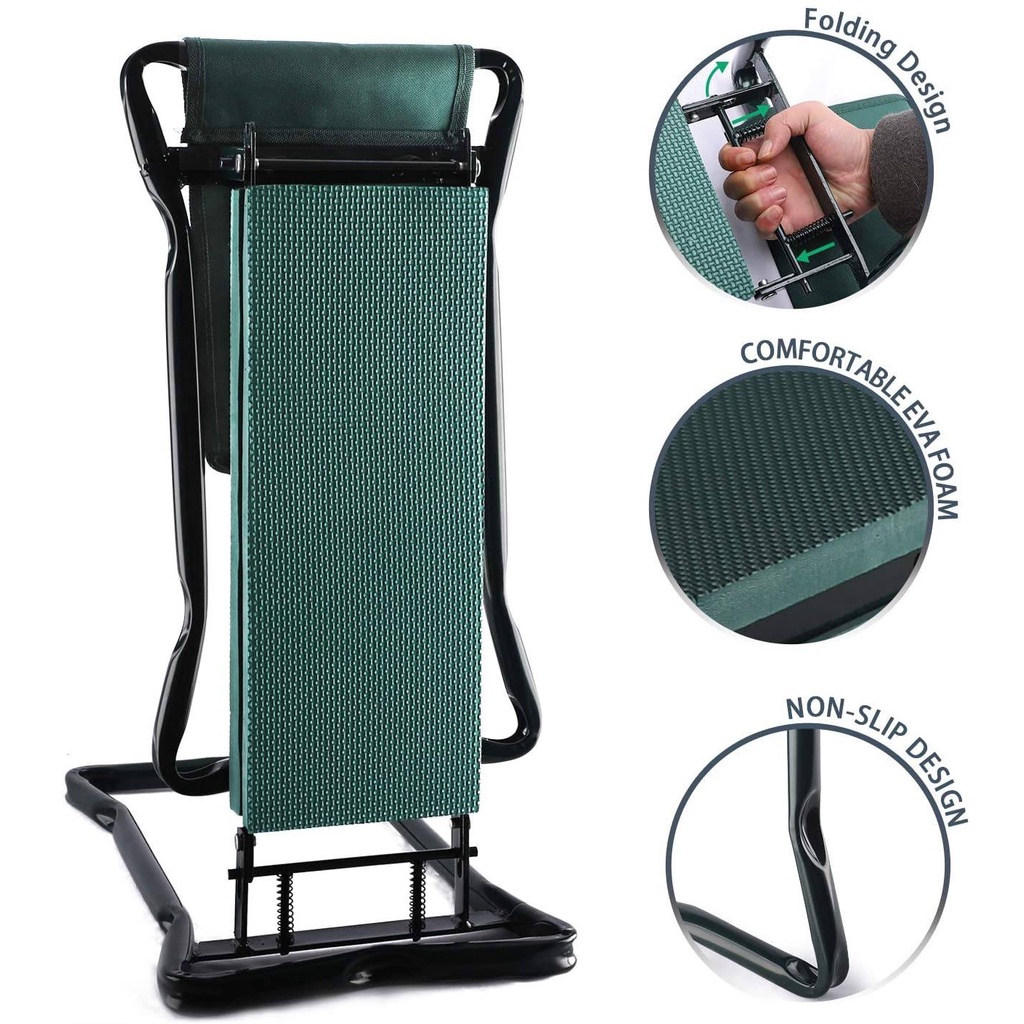 Ghế Đẩu 2 Trong 1 Có Thể Gập Lại Tiện Dụng Cho Sân Vườn