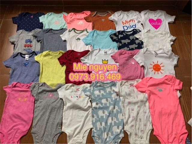 Set 5 bộ bodysuit ngắn tay xuất dư Cambodia | BigBuy360 - bigbuy360.vn
